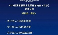 九游APP下载:2025北京跳水世界杯总决赛赛程时间表 中国“梦之队”参赛名单