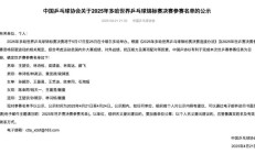 九游官网:2025多哈世乒赛国乒参赛名单公布